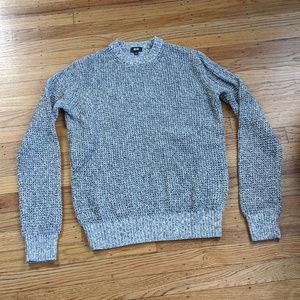 Uniqlo Marled Chunky Cotton Crew Sweater